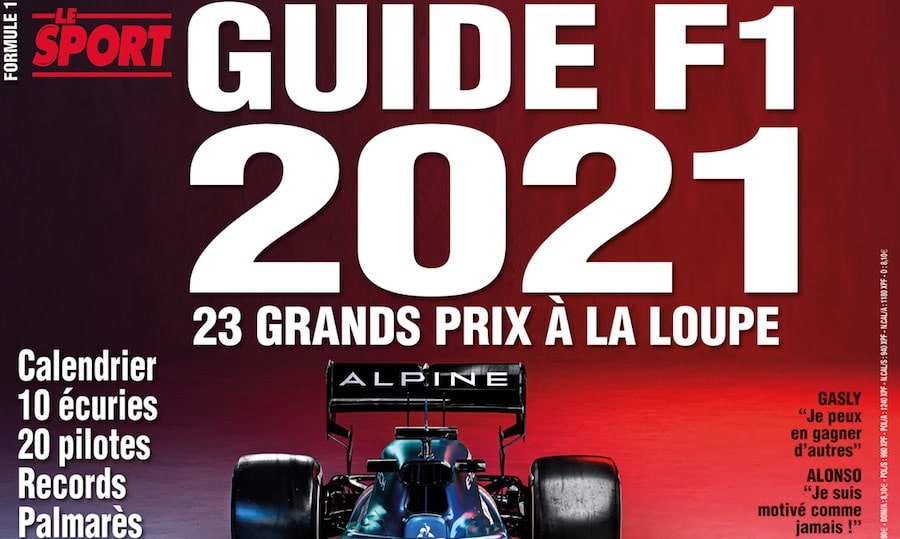 Formule 1  : Le Sport sort son guide de la saison 2021