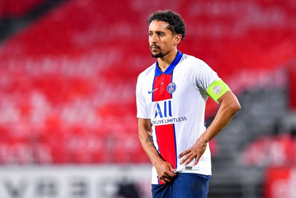 Marquinhos heureux du niveau de la Ligue 1.