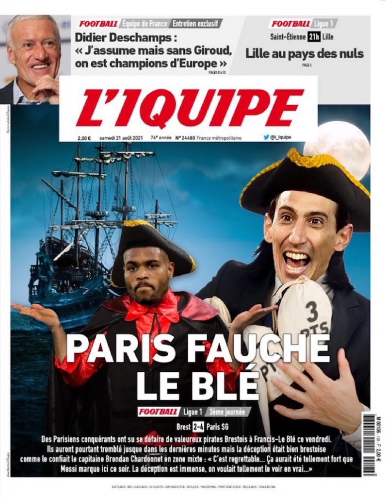 PSG, Lille, les Verts, Deschamps… L’IQUIPE s’en donne à coeur joie !