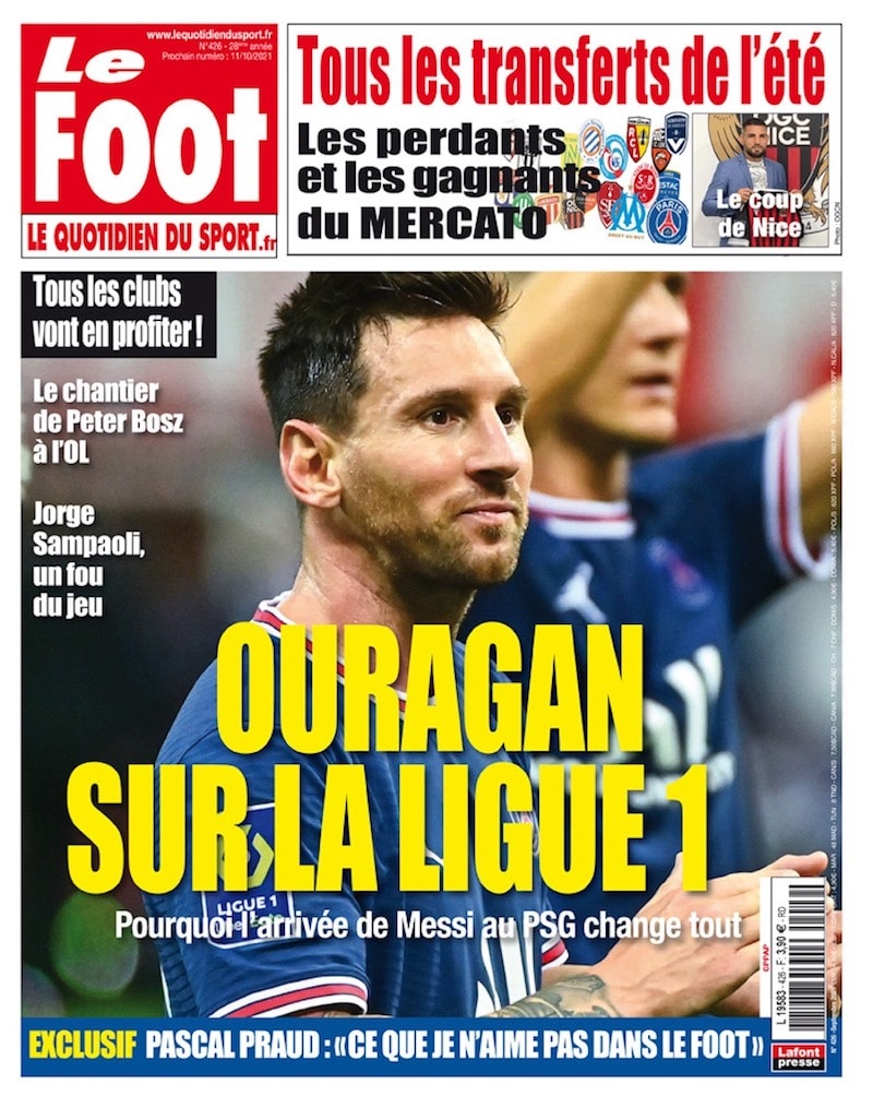 Ne manquez pas Le Foot, avec Messi, Bosz, Sampaoli et le bilan des Transferts