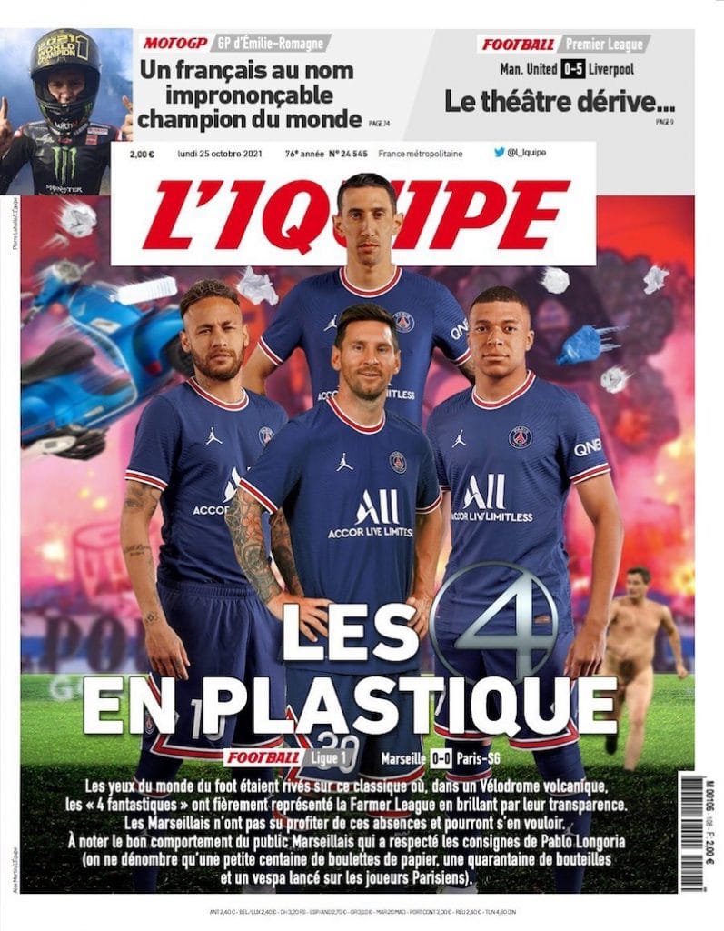 Le “plastico” de l’IQUIPE