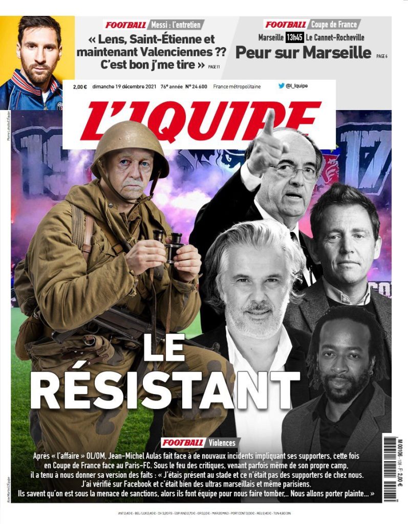 Violence dans les stades : L’IQUIPE tacle (encore) Jean-Michel Aulas