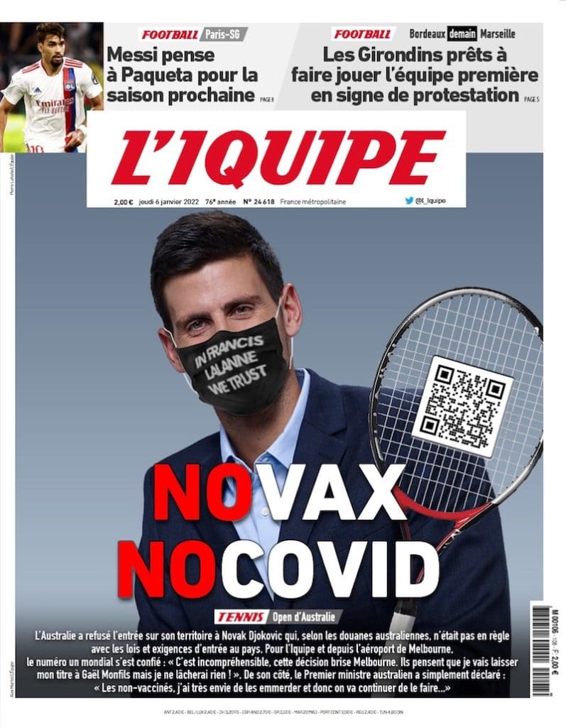Open d’Australie, Paqueta au PSG, Bordeaux-OM… L’IQUIPE sort le grand jeu