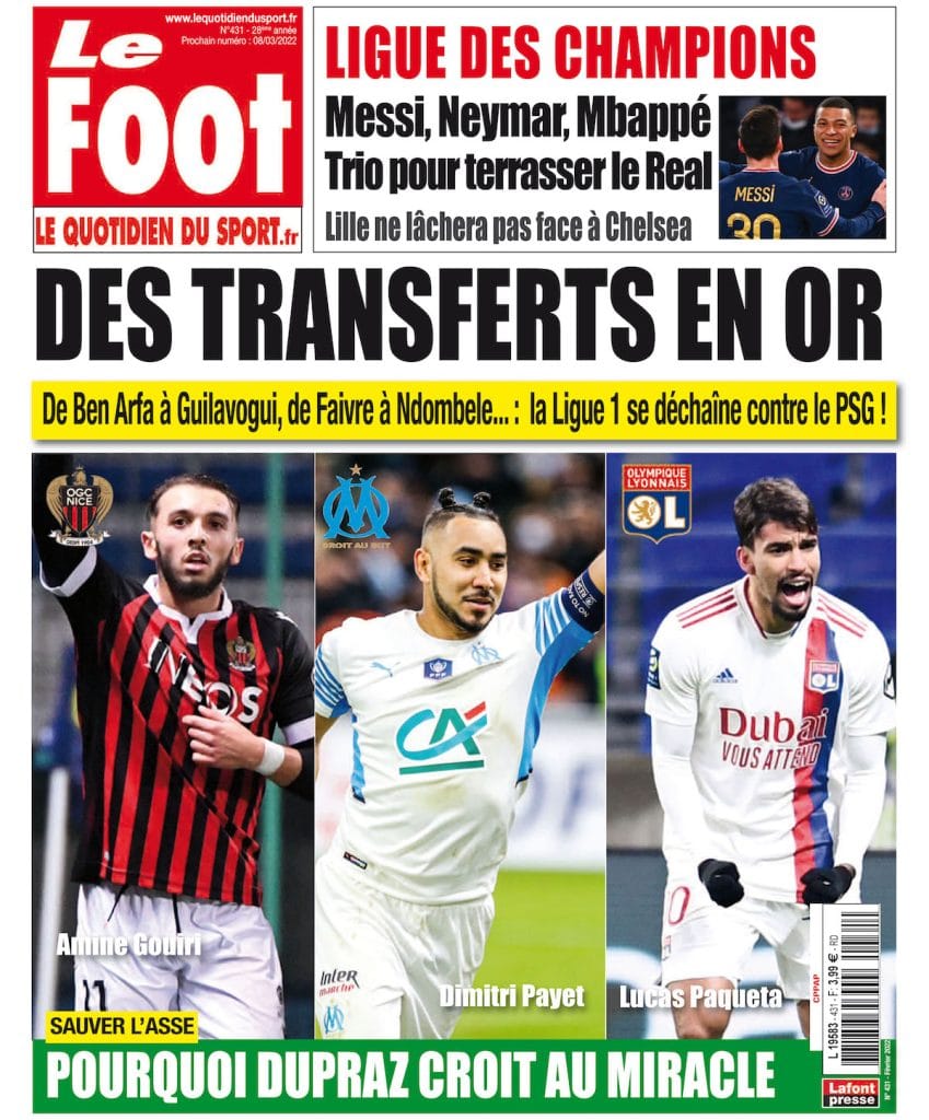 Transferts, Champion’s League, course au podium, les coulisses du foot… LE FOOT est sorti