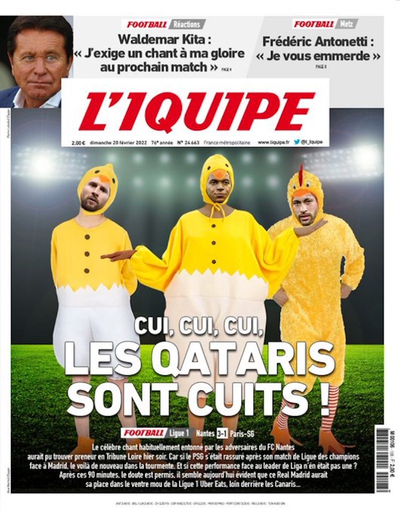 Ligue 1 : L’IQUIPE salue l’exploit des Nantais