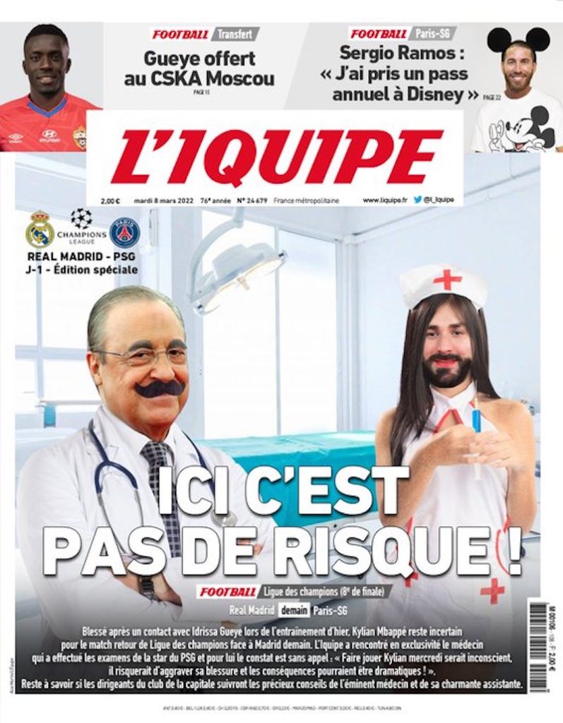 Ligue des Champions : L’IQUIPE et les drôles de médecins du PSG…