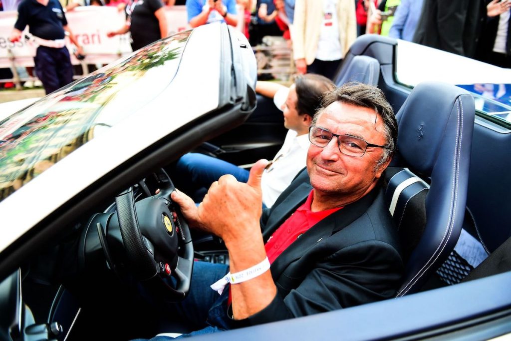 René Arnoux a couru pour Ferrari.