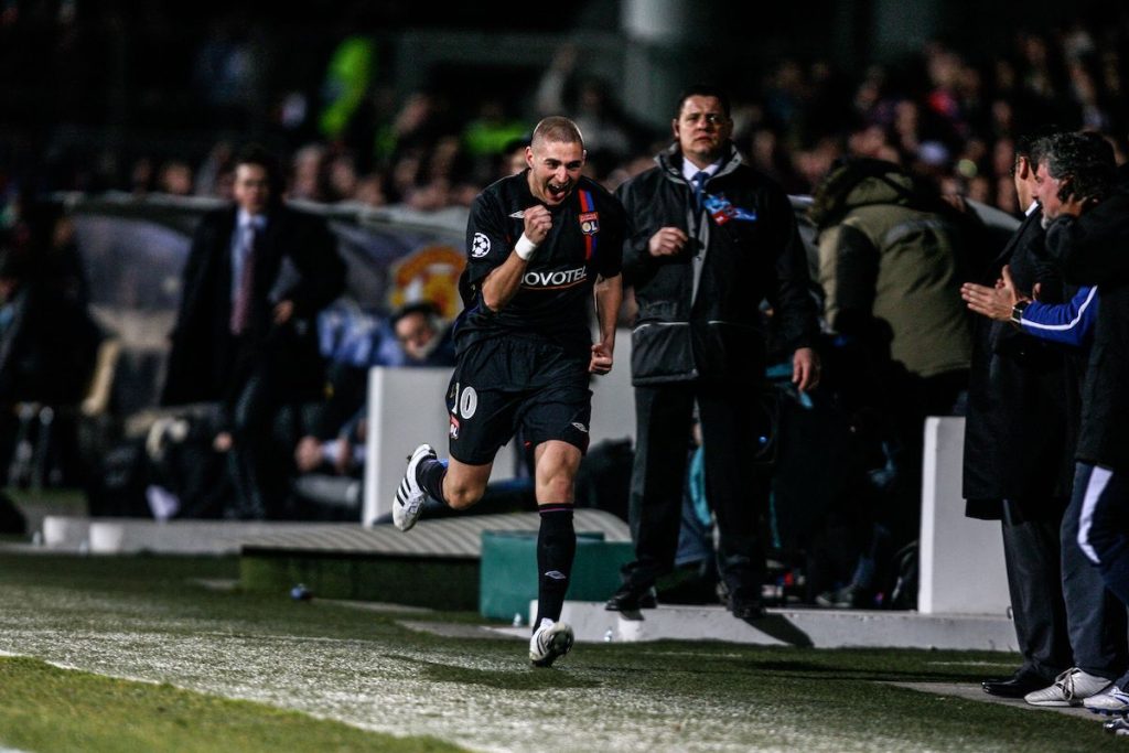 Karim Benzema a marqué l'histoire avec cet OL Mannchester en 2008.