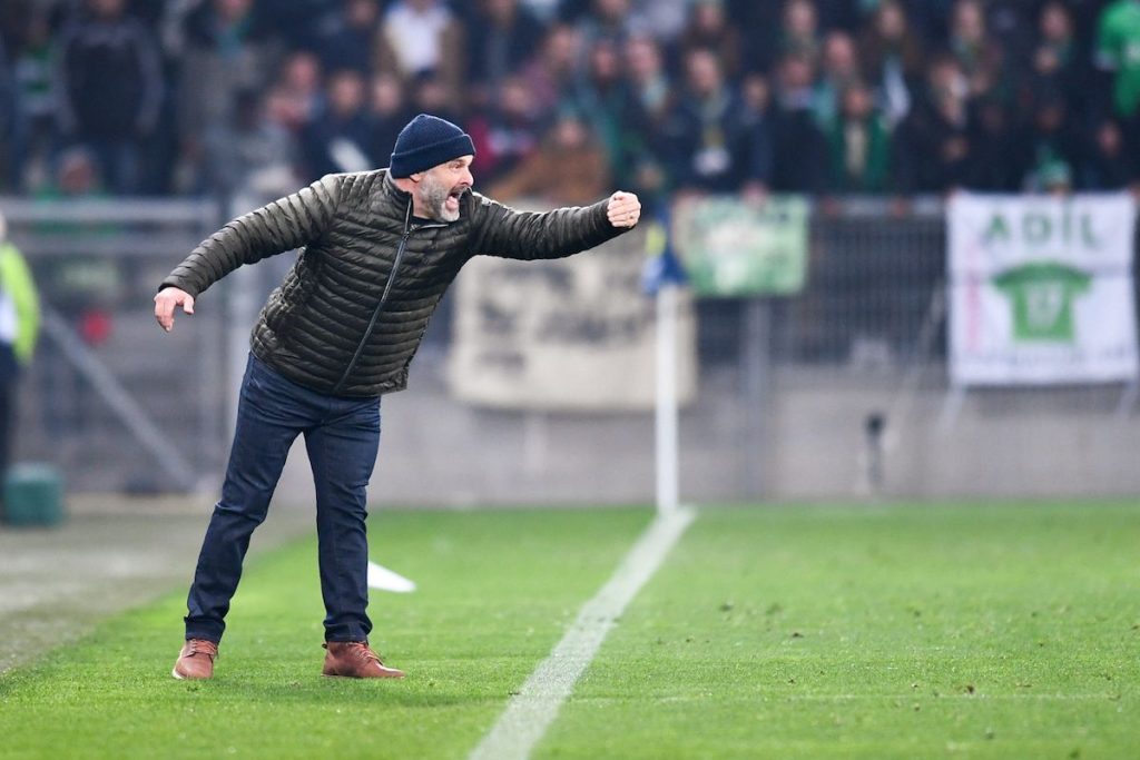 Pascal Dupraz en passe de réussir le mainntien avec les Verts.