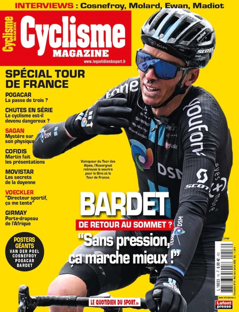 Bardet, Madiot, Sagan, Cofidis, Alpe d’Huez… Le Tour de France en vedette dans Cyclisme magazine