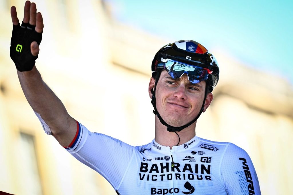 Matej Mohoric sera sur le Tour après son succès à Milan.