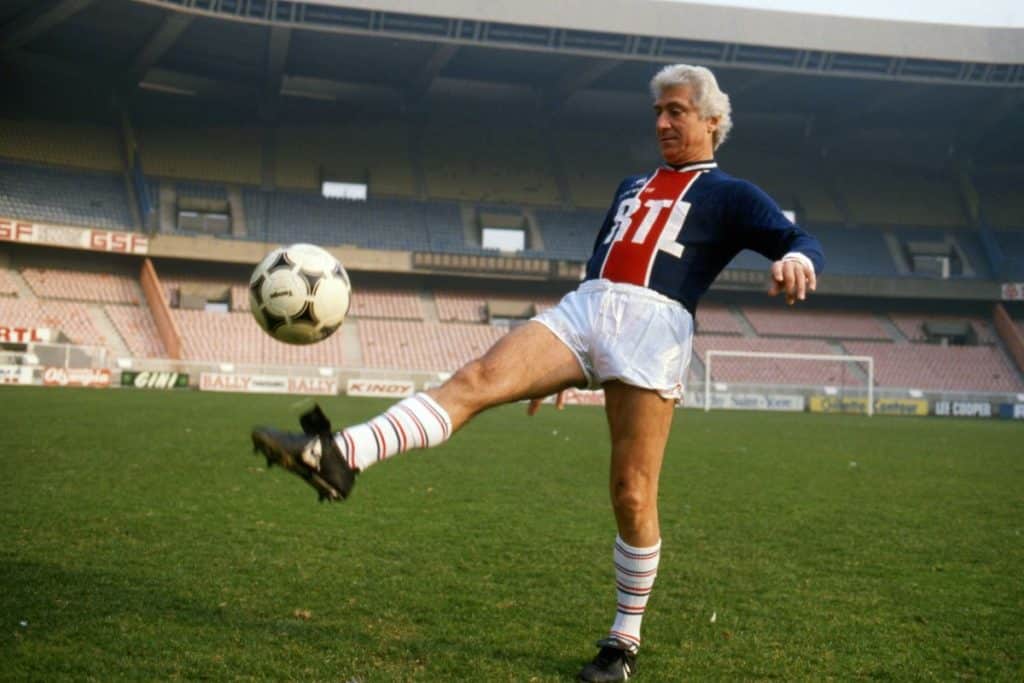 Francis Borelli joueur puis Président du PSG dans les années 80.