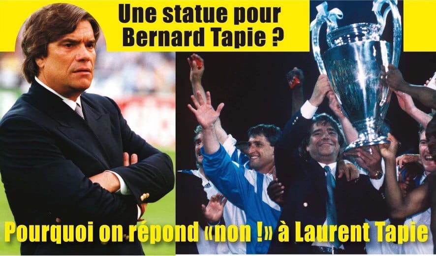 OM : La statue de Bernard Tapie fait polémique