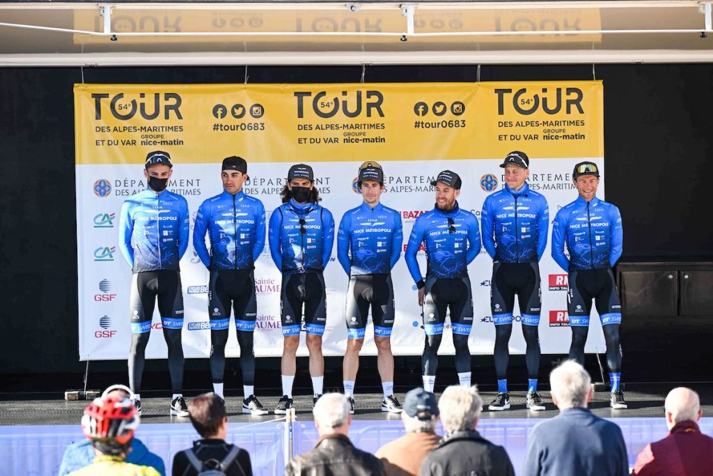 Le Team Nice Metrpôle Côte d'Azur en marche pour devenir une équipe professionnelle.