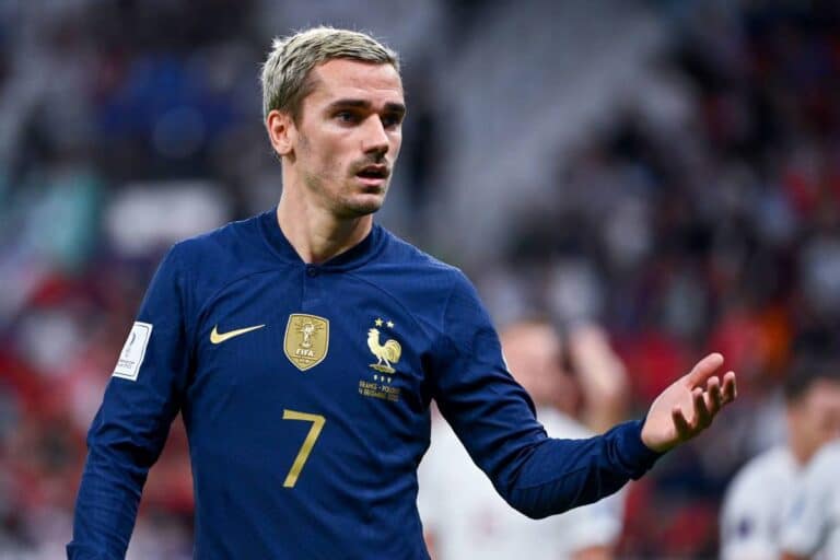 France Tunisie Griezmann a vu son but contre la Tunisie refusé.