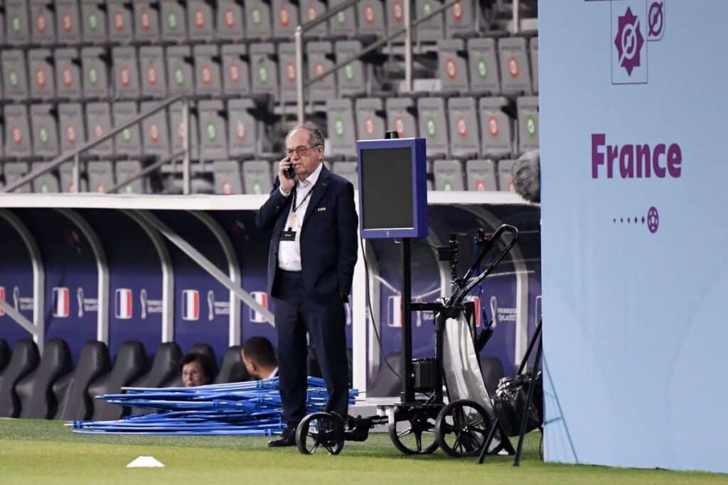 Noel Le Graet a été mis à rude épreuve par les consultants football.