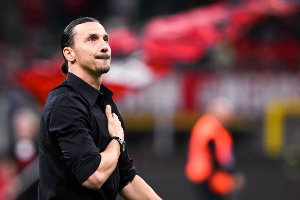 Zlatan Ibarhimovic a pris sa retraite avec l'AC Milan.