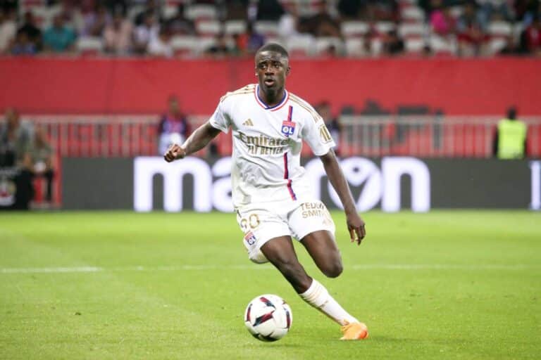 Sael Kumbedi a impressionné par sa performance avec l'OL.