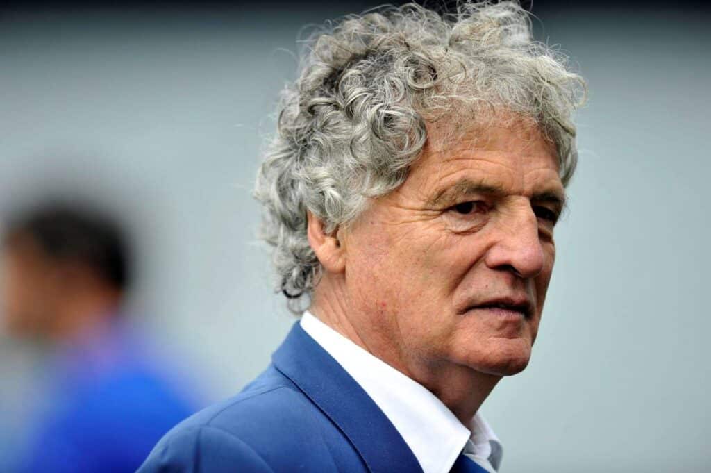 André Boniface, l'ancêtre de Romain Ntamack ballon en main.