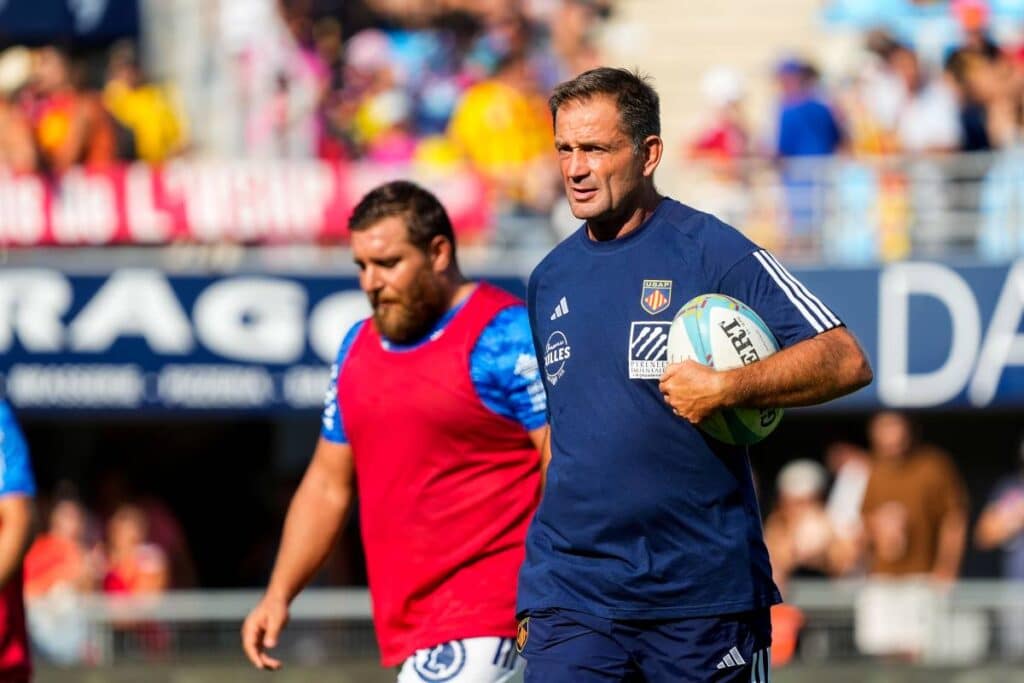 Franck Azéma est de retour à l'USAP. Un choix rare dans le rugby.