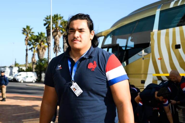 Posolo Tuilagi fait la fierté de sa famille avec les U20 du XV de France.