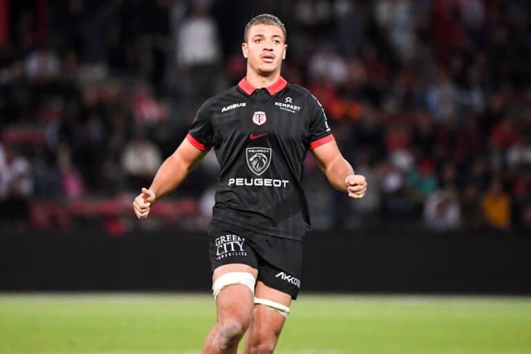 Théo Ntamack s'illustre en Top 14 avec le Stade Toulousain.