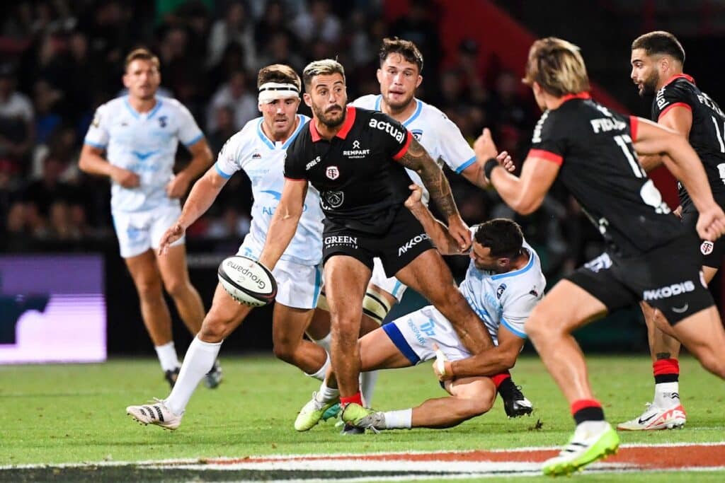 Sofiane Guitoune (Toulouse) : « Tant qu’Antoine (Dupont) n’aura pas gagné la Coupe du monde, il n’arrêtera pas ! »