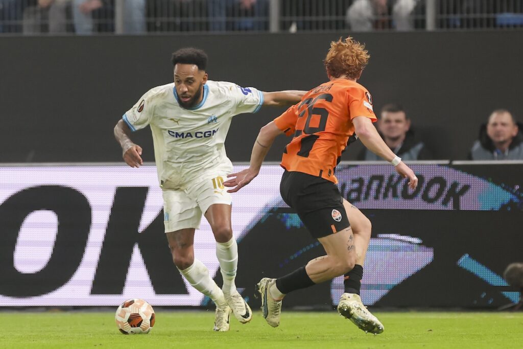 Les notes de Shakhtar – OM (2-2) : Aubameyang efficace, Balerdi défaillant