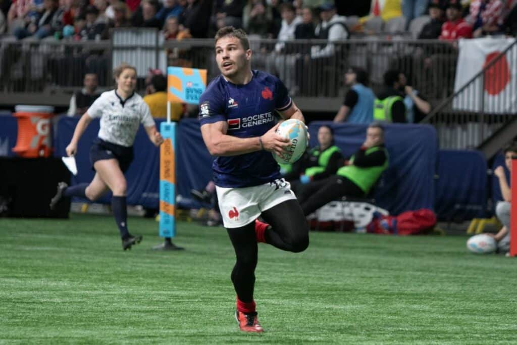 Antoine Dupont a choisi le rugby à 7 pour préparer les Jeux Olympiques.
