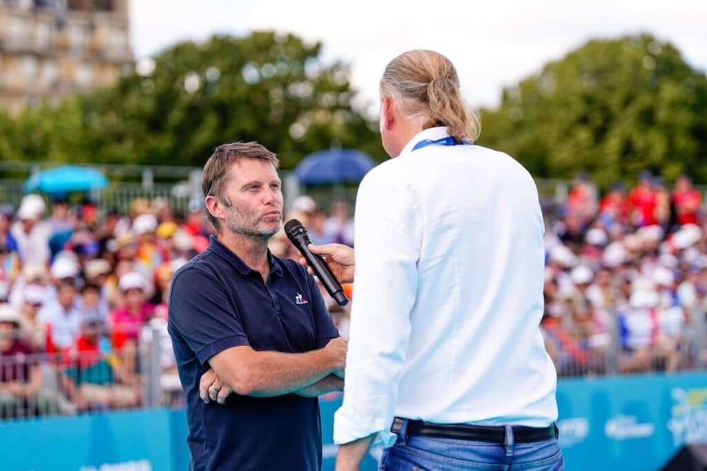 Sébastien Flute champion d'archer français encore une référence.