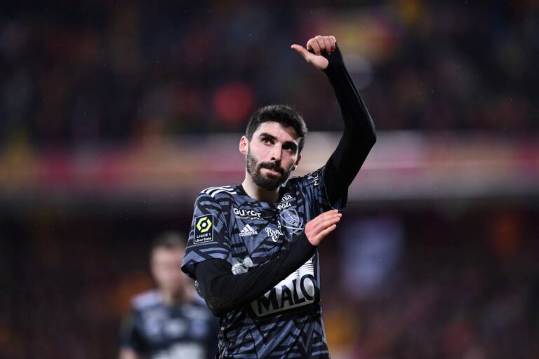 Lees-Melou est le meilleur joueur de Brest en Ligue 1.