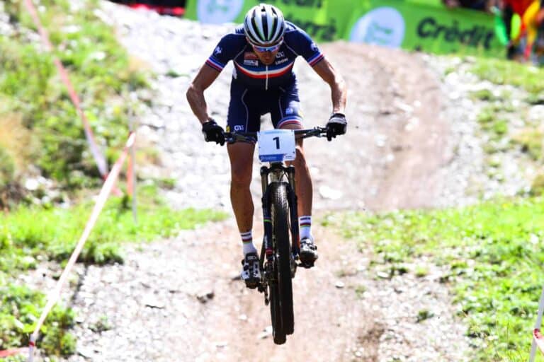 Julien Absalon champion Olympique de VTT, exceptionnel.