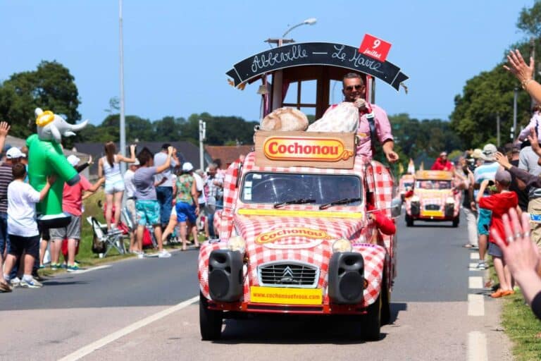 Cochonou de retour sur Le Tour de France 2024.