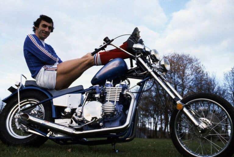 Maxime Bossis à l'époque de l'équipe de France en 82.