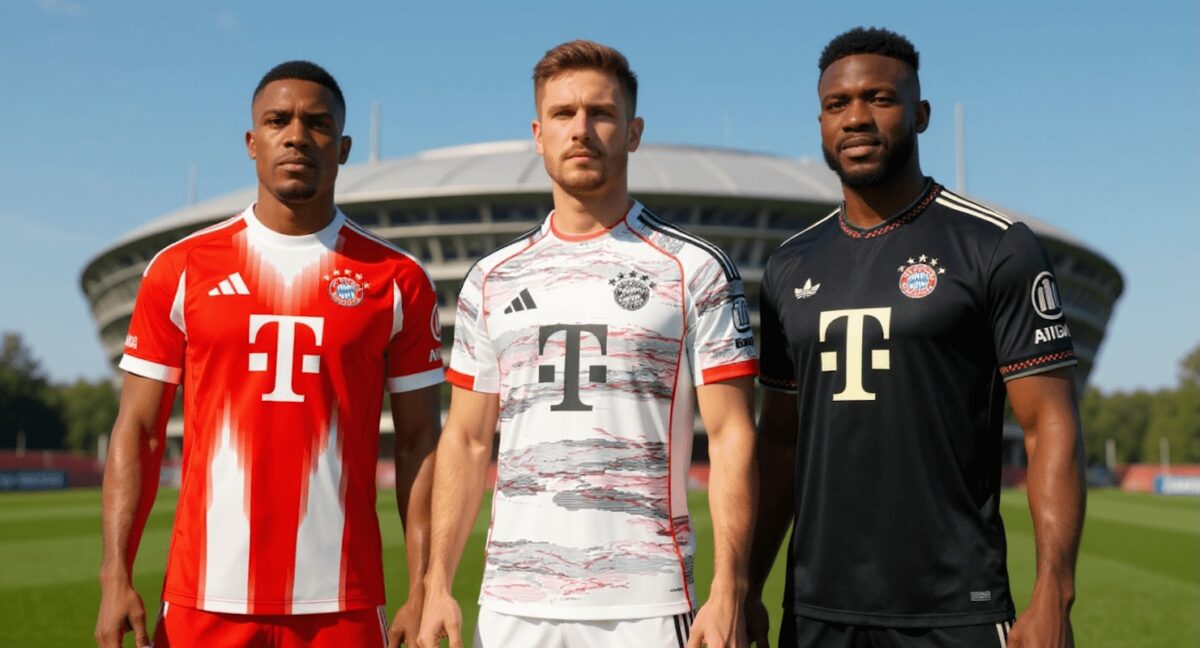 Les nouveaux maillots de foot du Bayern Munich 2025 2026